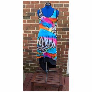 Kate and Mallory Multi color tank dress